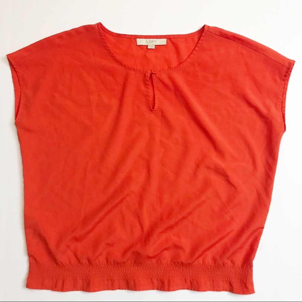 LOFT Orange Blouse